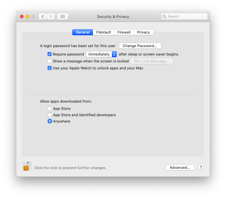Sudo Allow Apps Anywhere Macos